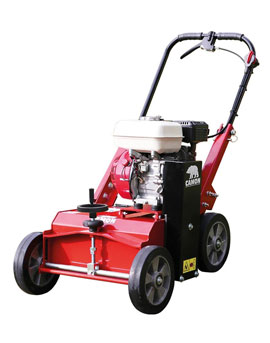 Lawn Scarifier for ridding lawns of moss