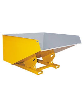 Forward Tipping skip attachment for forklift truck
