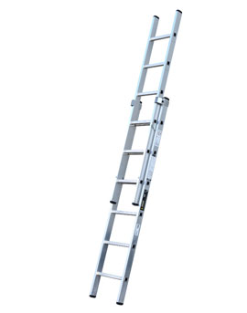 2 section aluminium extention ladder