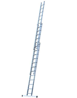 3 section aluminium extention ladder